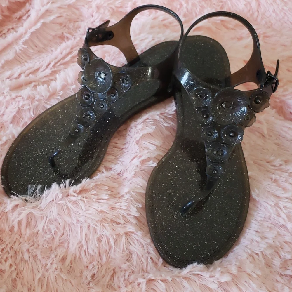 Coach Jelly Sandals - Picture 1 of 5